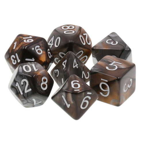 Foam Brain Games: RPG Dice Set - Bronze Coins